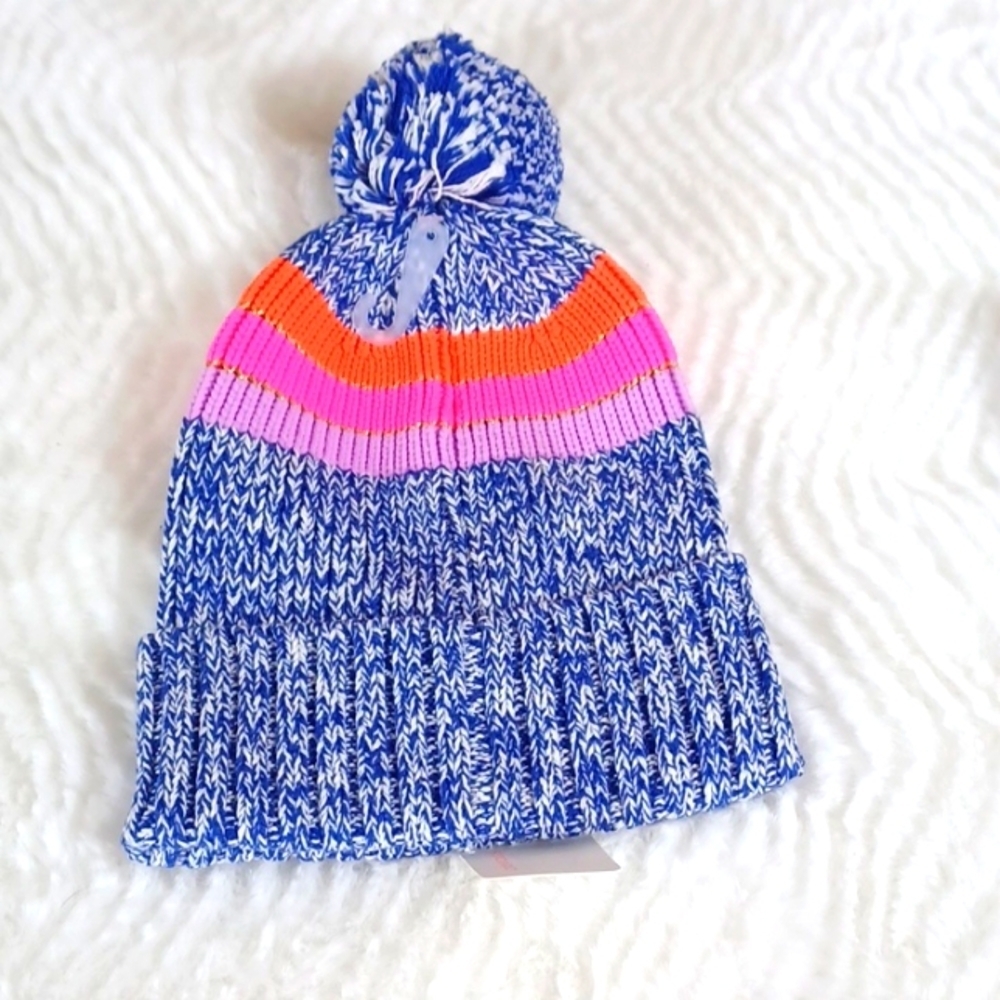 CREW Cuts Womans‎ NWT Blue  Soft Cotton Thick Hat S-M